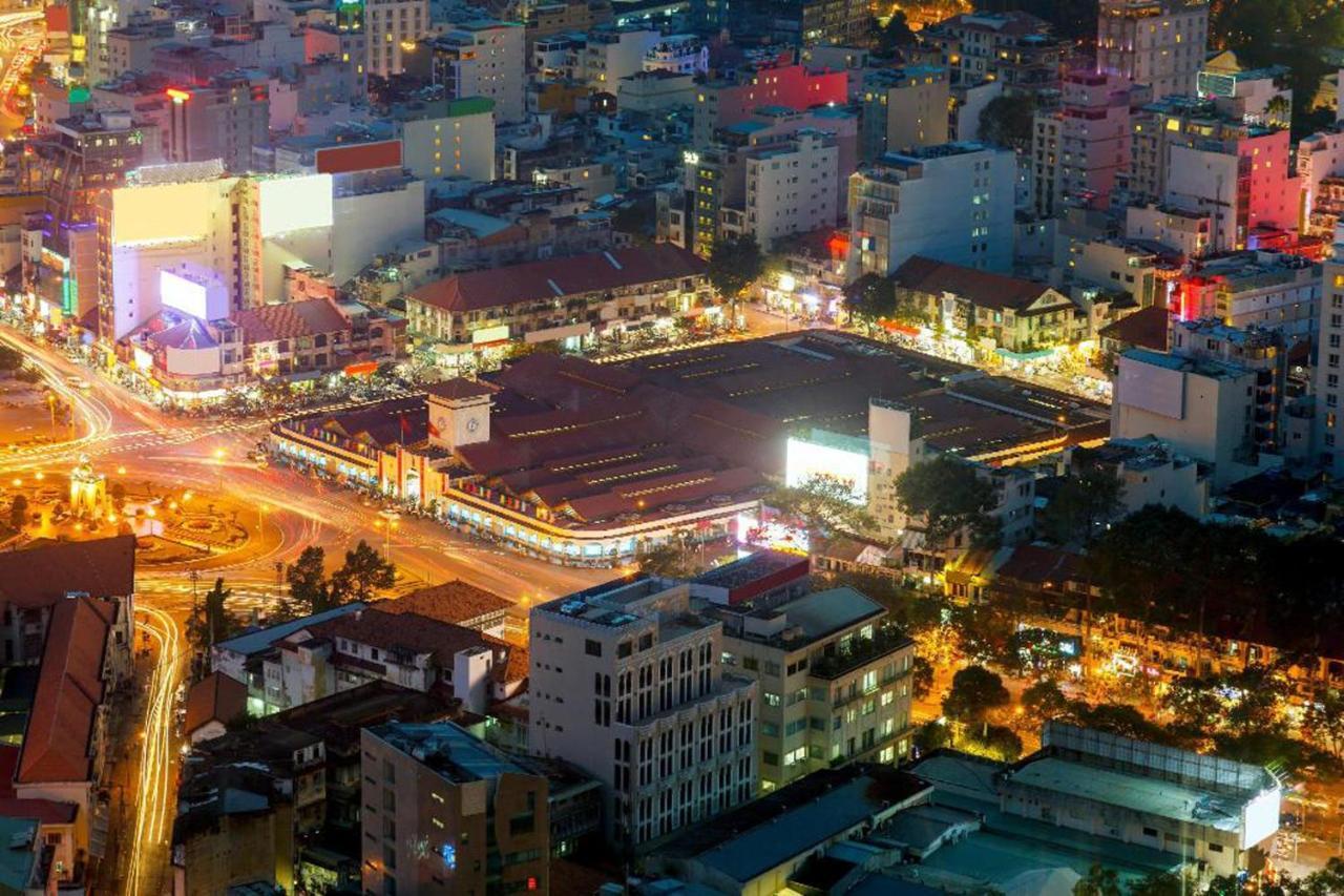Ha Vy Hotel Ho Chi Minh-stad Buitenkant foto